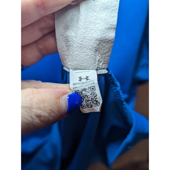 Under Armour Men's Size XXL Heat gear Blue Short Sleeve Shirt - Picture 9 of 14